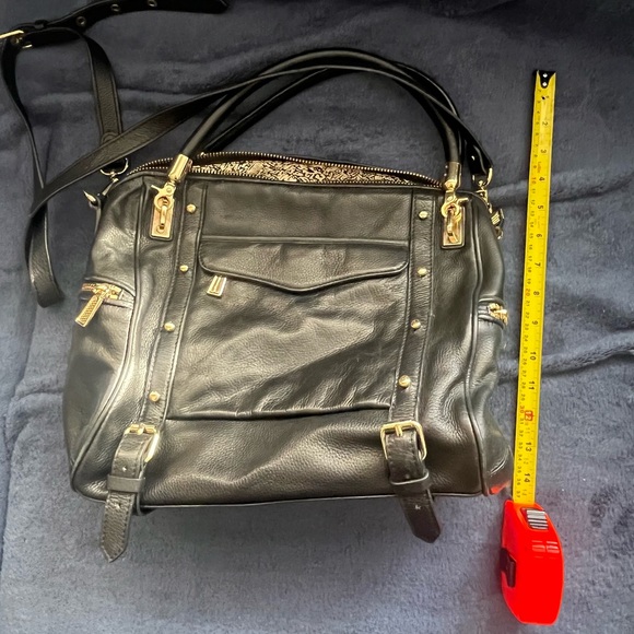 Rebecca Minkoff black leather Regan Satchel - Picture 4 of 8